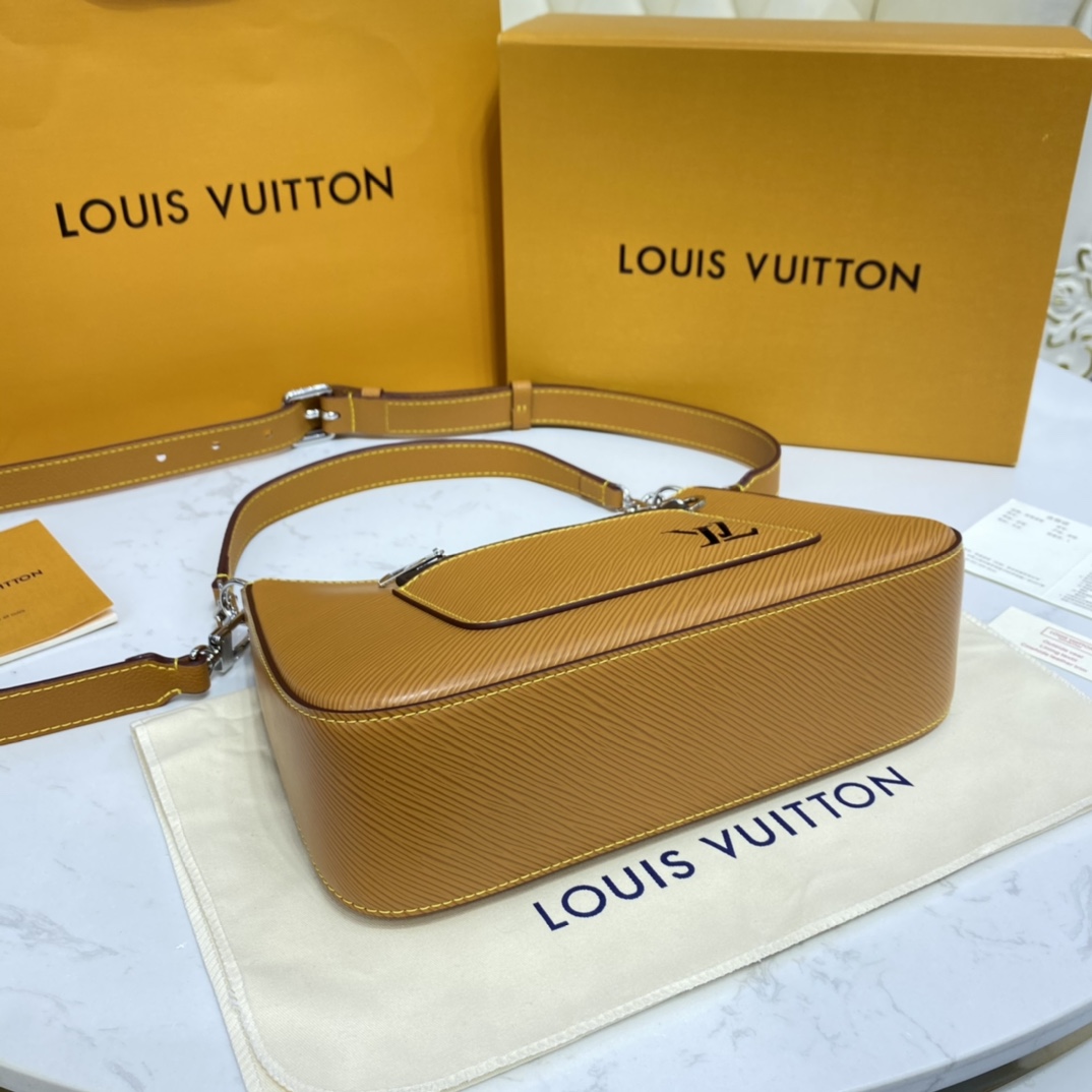 Louis Vuitton MARELLE Tote Handbag Epi Leather M80794 Honey Gold